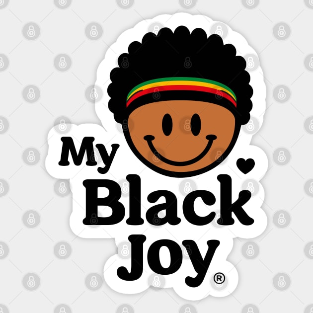 My Black Joy / Girls / Black History Month / BLM / (ALL RIGHTS RESERVED) Sticker by Yurko_shop